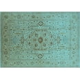 thumbnail image 1 of Ahgly Company Indoor Rectangle Oriental Light Blue Traditional Area Rugs, 8' x 12', 1 of 4