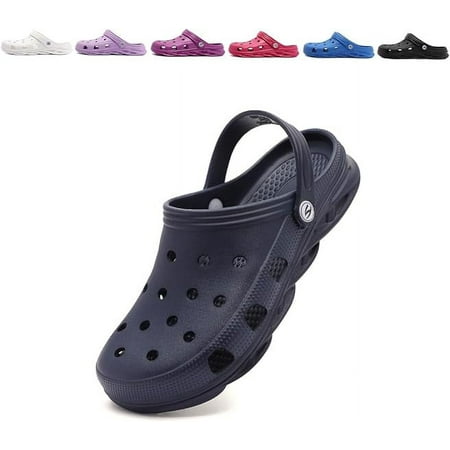 

FAIAI Unisex Garden Clogs Shoes Slippers Sandals for Women and Men Navy Men 5.5/Women 6.5