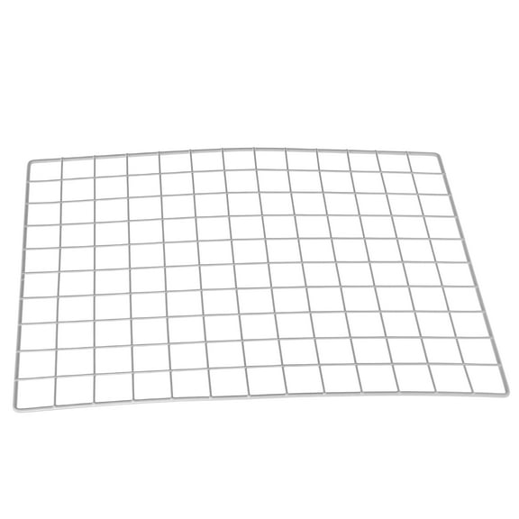 LEORX Photo Frame Display Board Iron Grid Wall Panel White for Office 1Pack