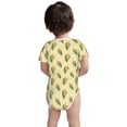 thumbnail image 3 of Yiaed Yellow Corn Print Infant Climbing Short Sleeve Onesie One-Piece Baby Bodysuit Clothes 0-12 Months -2 Years, 3 of 6
