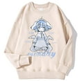 thumbnail image 1 of Sudaderas con capucha Kawaii para parejas, Top creativo, ropa de calle cómoda que combina con todo, diseño de chica de Anime, Harajuku, 1 of 5