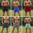thumbnail image 5 of Spirastell Men Sport Shorts,Men Sport Loop Loose Fit Loose Fit Quick- Elastic Waist Towel Loop Loose Pocket Towel Loop Waist Pocket Towel QISUO ERYUE BUZHI, 5 of 7