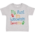 thumbnail image 3 of Inktastic My Aunt in Wisconsin Loves Me Boys or Girls Toddler T-Shirt, 3 of 5