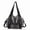 Brown/Black, variant on Angel Kiss Purses for Women and Hangbags Vegan Leather Hobo Satchel Multi pocket Purse