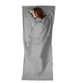 thumbnail image 1 of OULII sleeping bag liners for adults Sleeping Bag Liner Gray 1Set Lightweight Portable, 1 of 8