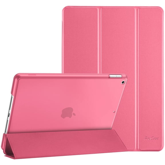 ProCase iPad 10.2 Case 2020 iPad 8th Generation / 2019 iPad 7th Gen Case, Slim Stand Hard Back Shell Protective Smart Cover Case for iPad 10.2 Inch -Melonpink