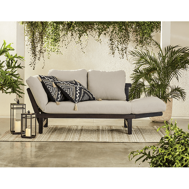 Better Homes Gardens Delahey Outdoor, Outdoor Daybed Patio Furniture With Cushions