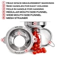 thumbnail image 3 of Forjars Canning Funnel Set - with Strainer for Wide and Regular Mason Jars, 3 of 10