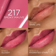 LOreal Paris Hyaluron Tint Lip Stain,217 Smokey Mauve, 0.16 fl oz