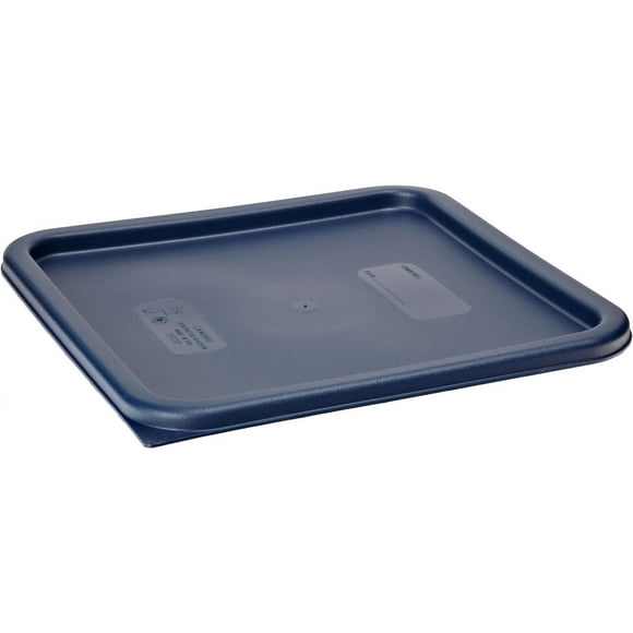 Cambro SFC12453 CamSquares Lid for 12, 18 & 22-Quart Food Storage Containers, Polyethylene, Midnight Blue, NSF