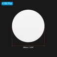 thumbnail image 2 of Uxcell 100Pcs 9cm Quantitative Filter Paper Circles, Slow Speed Round Laboratory Filter Paper, 2 of 6