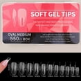 thumbnail image 2 of Nails Porcelain White Thin Non Scrub Long Drop Almond Non Abrasive for Elegant Quality, 2 of 5