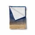 thumbnail image 2 of City Soft Flannel Fleece Blanket, Sunrise at Los Angeles Urban Architecture Tranquil Scenery Majestic Sky, Cozy Plush for Indoor and Outdoor Use, 50" x 70", Navy Blue Apricot Ivory, by Ambesonne, 2 of 6