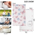 thumbnail image 3 of SKYSONIC 2pcs Butterfly Cotton Hand Towels Absorbent Bath Towel Decorative Fingertip Towels for Bathroom Gym Spa Hotel Beach,16 x 28 inch, 3 of 7