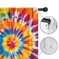 thumbnail image 4 of Blackout Kids Curtains,Colorful Rainbow Tie Dye Spiral Pattern Childrens Insulated Curtains Set Of 2,Bedroom Essentials,Toddler Room Decor 42"x54", 4 of 5