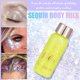thumbnail image 5 of Gel con purpurina corporal, maquillaje brillante de larga duración, lentejuelas grandes para cabello, sombra de ojos corporal Cgtredaw Para estrenar, 5 of 6