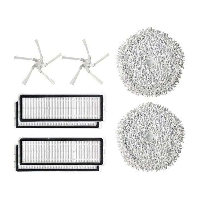 Reemplazo de robots de barrido Cepillo Lateral de paño de fregona con filtro Hepa para Xiaomi Dreame W10 / W10 Pro