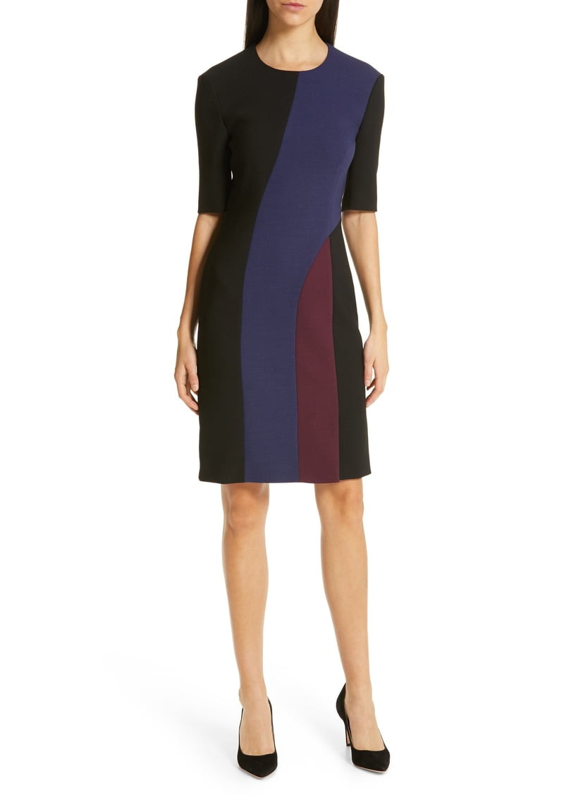 hugo boss navy dress