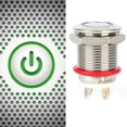 thumbnail image 2 of Bouton d'Interrupteur Plat, 2 Pcs 12mm 4 Auto-Réinitialisation Interrupteur Plat Design Exquis, 2 of 9