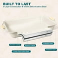 thumbnail image 5 of 10-Piece Nonstick Baking Pans Set, Cream, 5 of 7