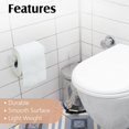 thumbnail image 3 of 6 Pcs Toilet Paper Holder, Plastic Toilet Tissue Roll Holder Paper Holder Roller Spindle Replacement Rod Tissue Roll Holder Insert in Household Restaurant Toilet Replacement Roller Spring Loaded, 3 of 7