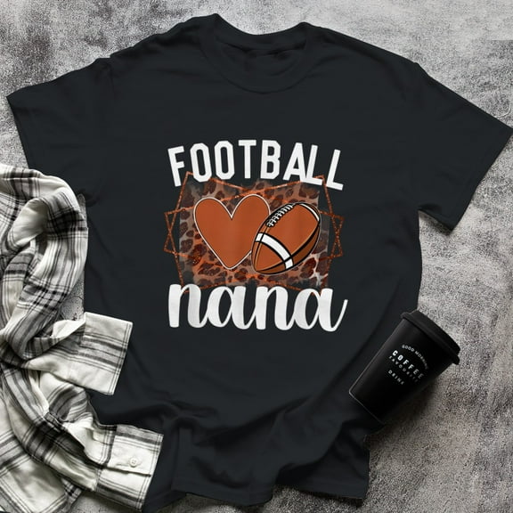 Football Nana Proud Nana Of A Football Player Grandma, Small, Black