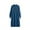 Blue, variant on Womens Knitted Sweater Dress Long Sleeve Pullover Shirt Dresses Casual Crew Neck Knee Length Dress