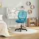 thumbnail image 2 of Bonita silla de oficina Yaheetech Kids, silla de estudio sin brazos con respaldo bajo y soporte lumbar, altura ajustable para niños en el dormitorio y la escuela, turquesa, 2 of 9