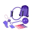 thumbnail image 3 of Lipstore Pilates Essentials Kit Accessories for Inner Thigh Exercise Training Workout Purple, 3 of 8