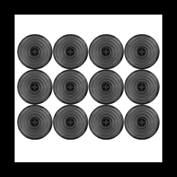 12 Tapas de BotóN de Repuesto para Tapa de BotóN MecáNico Gamerfinger para Interruptores Cherry MX Tapa 25,3 mm A