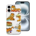thumbnail image 2 of Funda de TPU Garfield para iPhone 16: ultrafina, a prueba de golpes, antiamarilleo, resistente a arañazos, compatible con carga inalámbrica, agarre mejorado, estilo transparente., 2 of 7