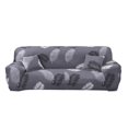 thumbnail image 1 of Funda de sofá elástica XCF de 4 plazas estampada universal 1 pieza protectora para muebles, 1 of 4