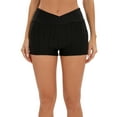 thumbnail image 2 of RUNNING GIRL Women High Waist Yoga Shorts Butt Lift Workout Shorts Black S, 2 of 7
