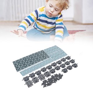 Track Building Toy, 92 Piece Exercise Spatial Cognitive Ability Viaduct Building Blocks Promote Intellectual Development  for Home