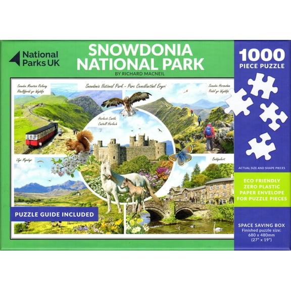 Otter House 1000 Piece Puzzle - Snowdonia National Park By Richard Macneil