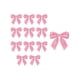 thumbnail image 2 of Adornos navideños con lazo de terciopelo, 12 unidades, para San Valentín, Navidad, ventanas, árboles de Navidad, Halloween, otoño, hogar, adornos navideños., 2 of 9
