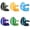 6pcs-1, variant on 3D Printed Snake & Egg  Set (6/8/12pcs) Flexible Joints, Stress Fidget, Desktop Decor, Easter Gift, Fun Animal Model
