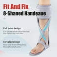 thumbnail image 7 of 1Pcs Medical AFO Foot Drop Brace - Drop Foot Braces for Walking - AFO Brace Walking with Shoe - Ankle Foot Orthosis for Stroke - Drop Foot Stabilizer Support for Men & Women Medium-Left (Comfort), 7 of 7