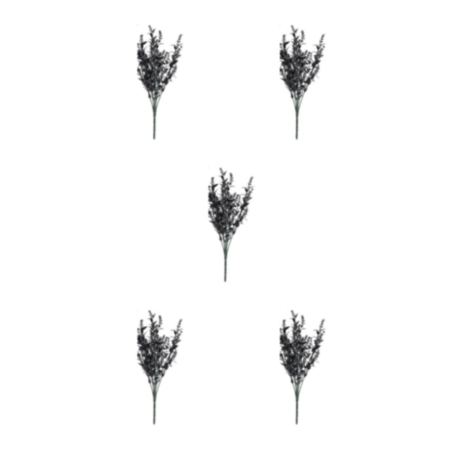 mmirethe 2x Artificial Plant And Wide Range Of Uses For Any Space Realistic black 5Set