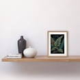 thumbnail image 2 of Detailed Leaves Fern Fronds Botanical Illustration Artwork Framed Wall Art Print 9X7 Inch, 2 of 5