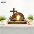 thumbnail image 5 of YingYouFu Empty Tomb Easter Scene and Cross Decoration He Is Risen Tabletop Decor Religious Wooden Signs Jesus Cross Table Centerpieces for Religious Home Mantels Tabletop Christian Gifts, 5 of 9