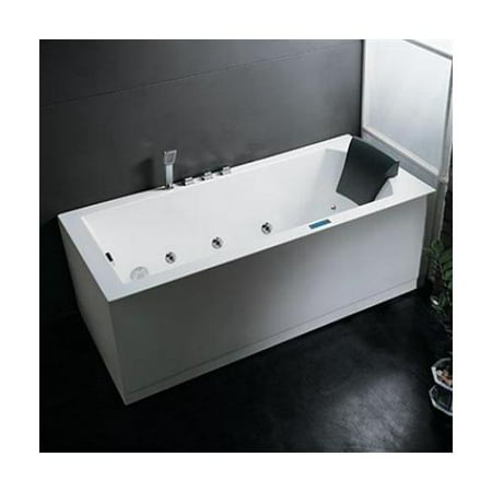 Ariel AM154L70 70" Platinum Whirlpool Freestanding Tub ...