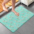 thumbnail image 4 of Pioneer Flower Floral Print Pattern Bathroom Rugs Mat, Non Slip Microfiber Bathroom Rug with Rubber Backing, Soft Mats for Bathroom Floor Tub Shower, 20"x32", 4 of 5
