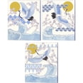 thumbnail image 1 of Great Art Now Pass By by Melissa Wang 3 Piece Canvas Art Set Each 12W x 15H, 1 of 4