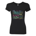 thumbnail image 2 of Wild Bobby, God Grant Me Serenity Courage and Wisdom Prayer Faith, Inspirational/Christian, Women Slim Fit Junior Tee, Black, Small, 2 of 3