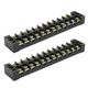 thumbnail image 2 of 2Pcs Terminal Strip TB Fixed Large Current Dual Row Wire Barrier Block Terminal Strip with Transparent Cover 600V 35A 12 Positions (3512), 2 of 5