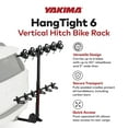 thumbnail image 3 of Yakima HangTight 6 Hanging Hitch Steel Bike Rack for 2 Inch Hitch Receivers, 3 of 10