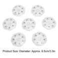thumbnail image 5 of 7PCS Round Travel Medicine Organizer Portable Small Transparent 7 Day Weekly Medicine Box for Outdoor, 5 of 5
