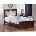 thumbnail image 5 of AFI Mission Traditional Bed with Matching Footboard and Turbo Charger-Finish:Walnut,Item Package Quantity:4, 5 of 6