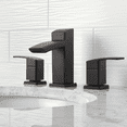 thumbnail image 2 of Pfister LG49DF2B Kenzo 2-Handle 8" Widespread Bathroom Faucet in Matte Black, 2 of 2